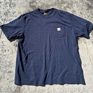 Carhartt Men's Dark Blue Short Sleeve Tee